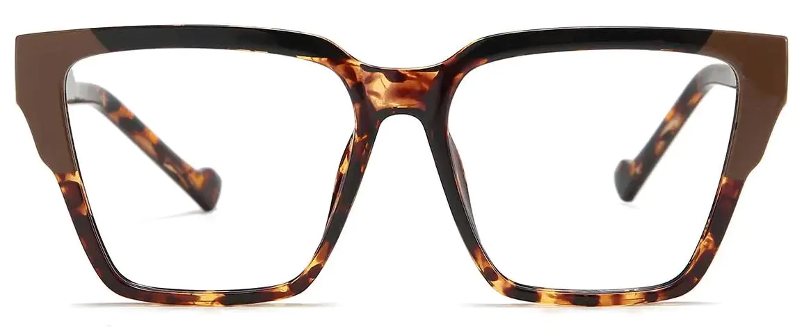 Echo: Square Brown-Tortoiseshell Glasses