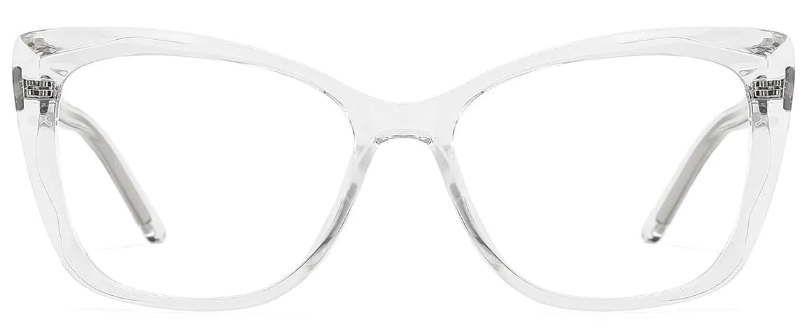 Persia: Cat-eye Transparent Glasses