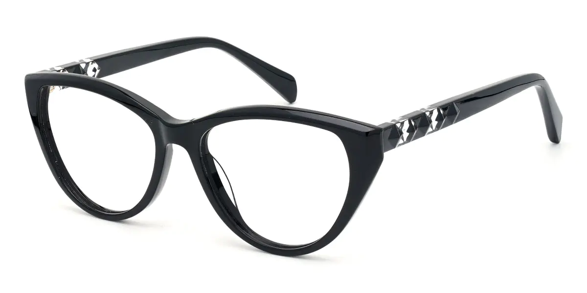 Cat-eye Black Glasses for Women