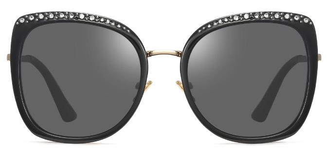 Nale: Oval Black/Grey Sunglasses