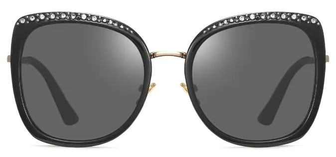 Nale: Oval Black/Grey Sunglasses