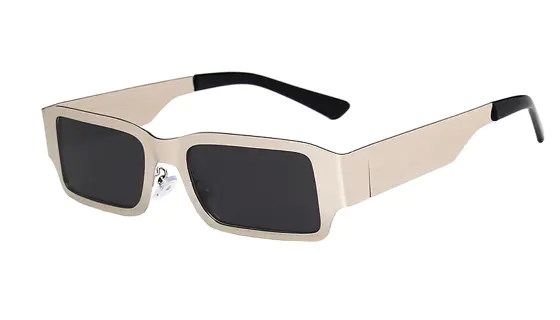 Rectangle Silver/Grey Sunglasses for Women and Men