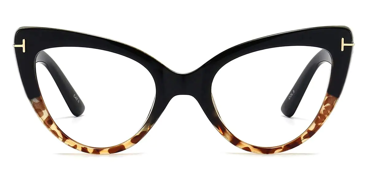 Cat-eye Black-Tortoiseshell Glasses for Women