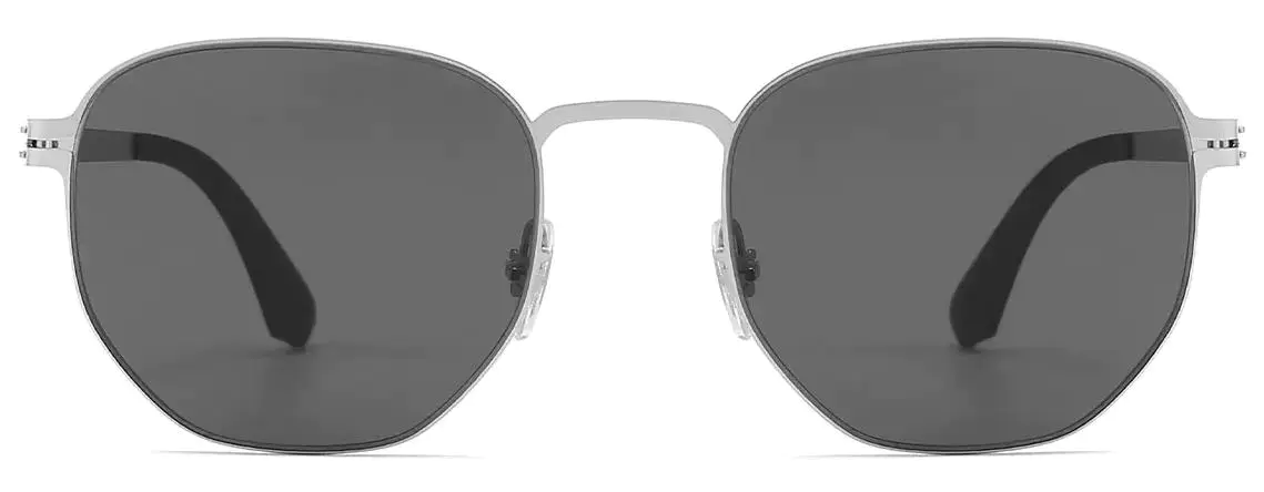 Colt: Oval Silver/Grey Sunglasses