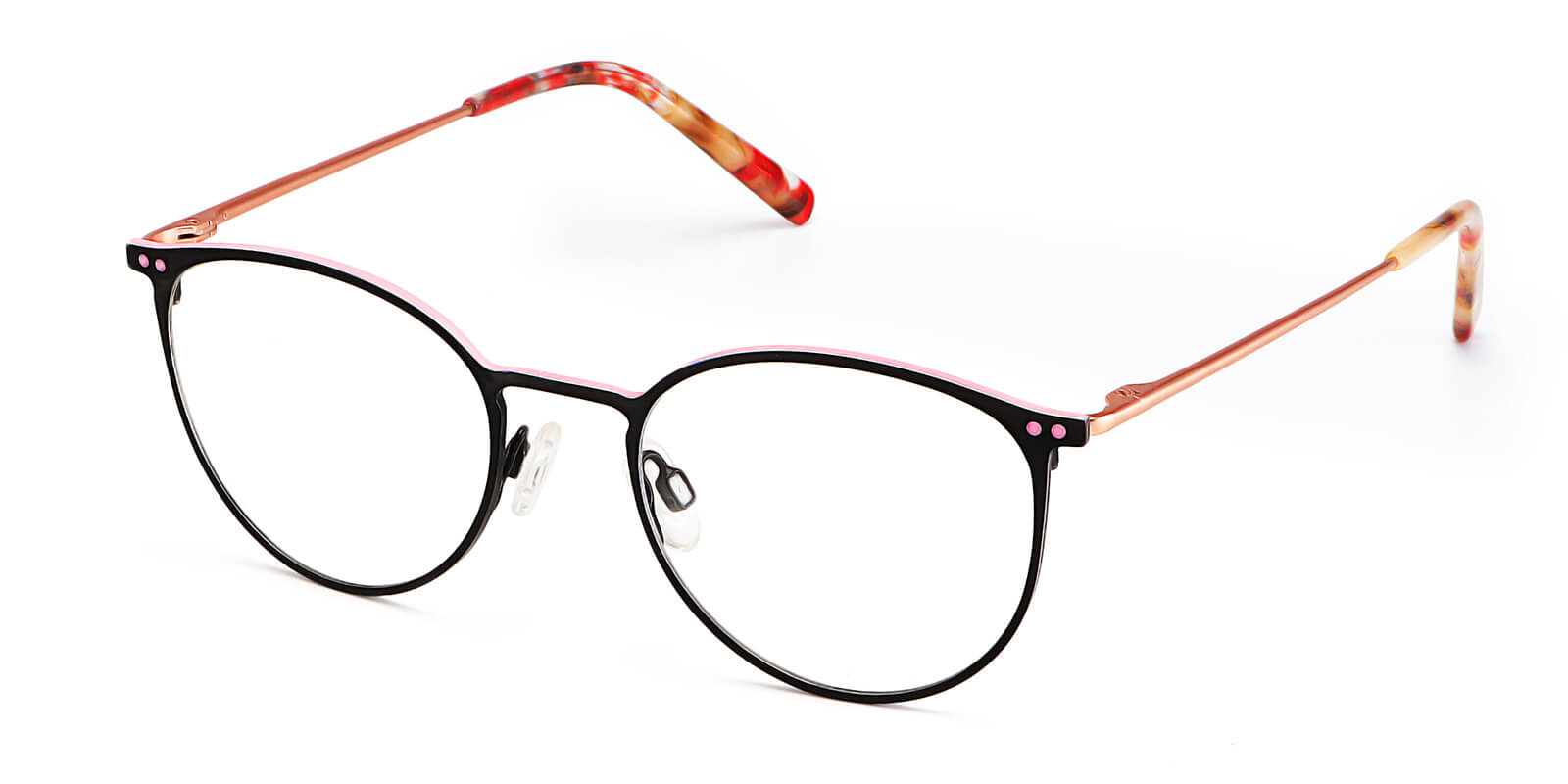 Black Irvette - Oval Glasses