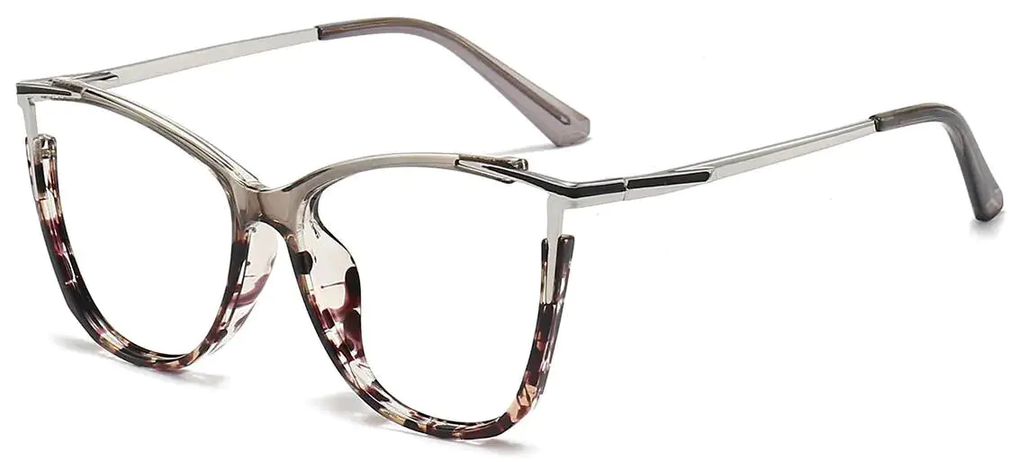 Elora: Cat-eye Ash/Brown-Tortoiseshell Glasses