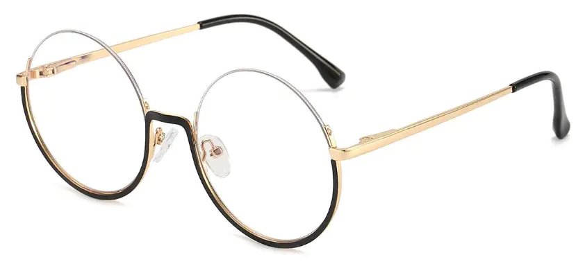 Round Black Glasses for Women