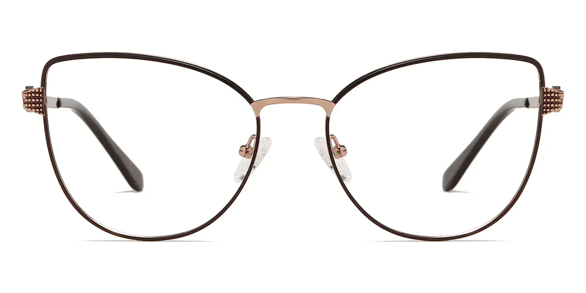 Cat-eye Brown Glasses for Women