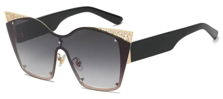 Cat-eye Black/Grey Sunglasses For Women