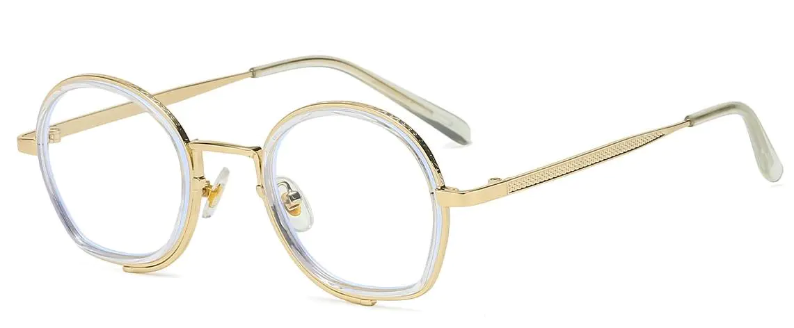 Alaya: Oval Clear Glasses