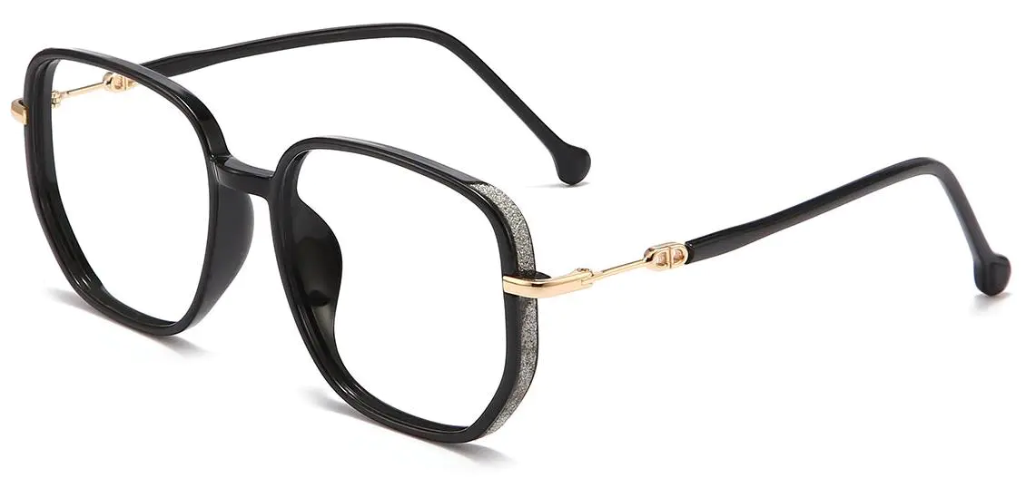 Matei: Square Black Glasses