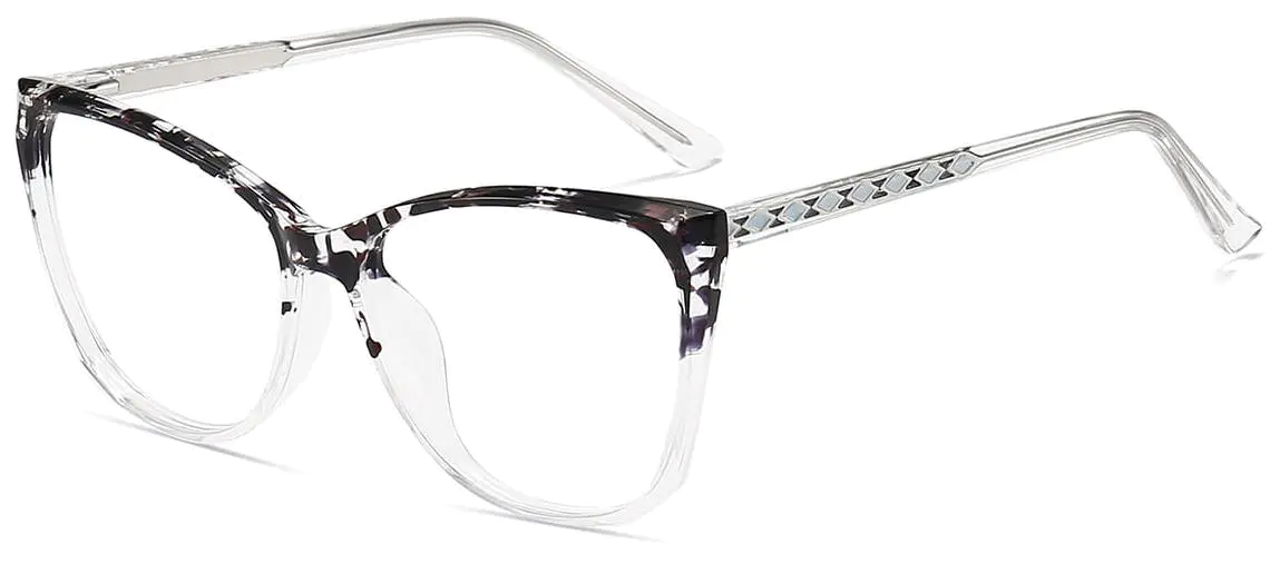 Ozias: Oval Black-Tortoiseshell Glasses