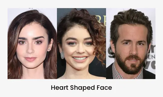 heart shaped faces