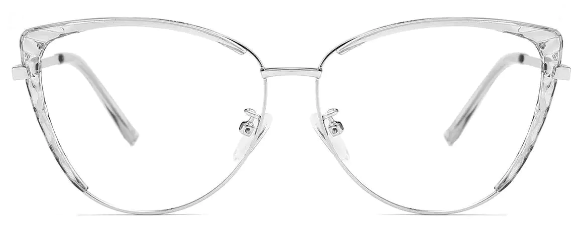Lethe: Cat-eye Clear Glasses