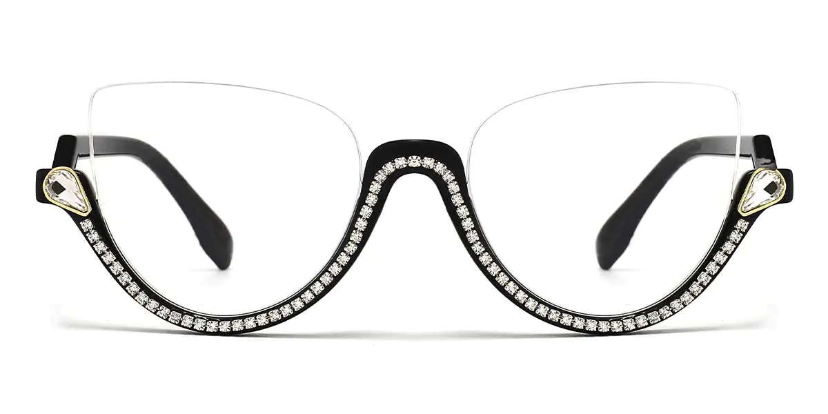 Cat-eye Black Glasses for Women and Men