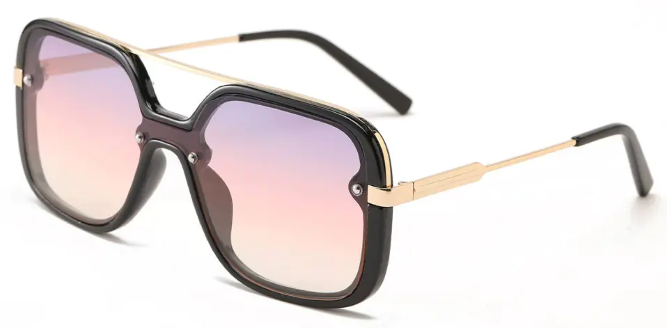 Violet Aviator Sunglasses