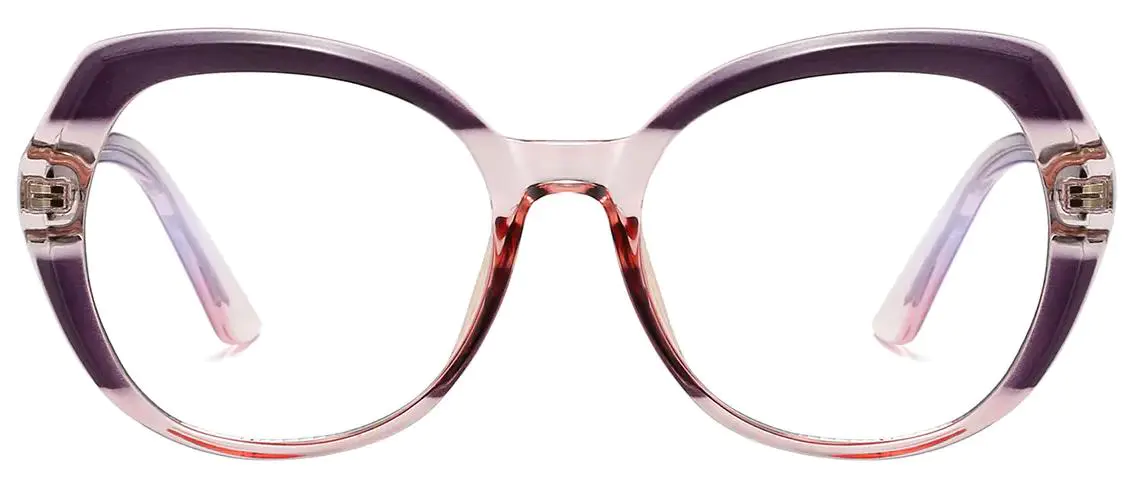 Finian: Oval Purple Glasses