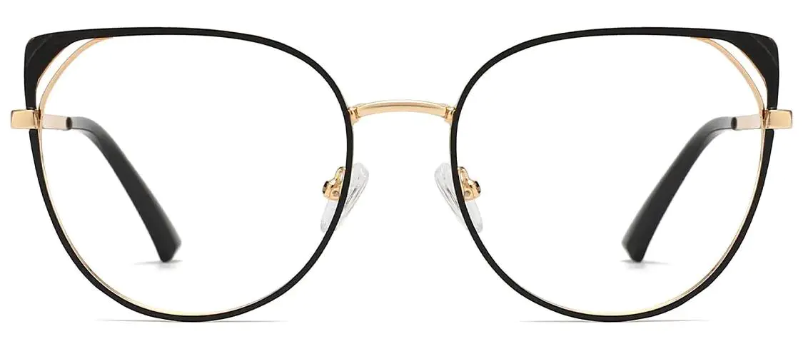 Naura: Cat-eye Black Glasses