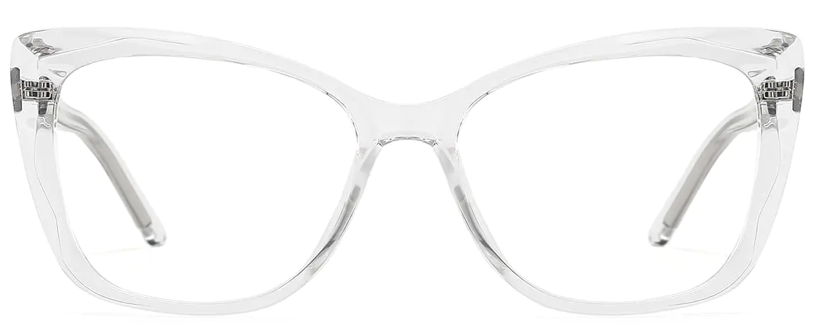 Persia: Cat-eye Transparent Glasses