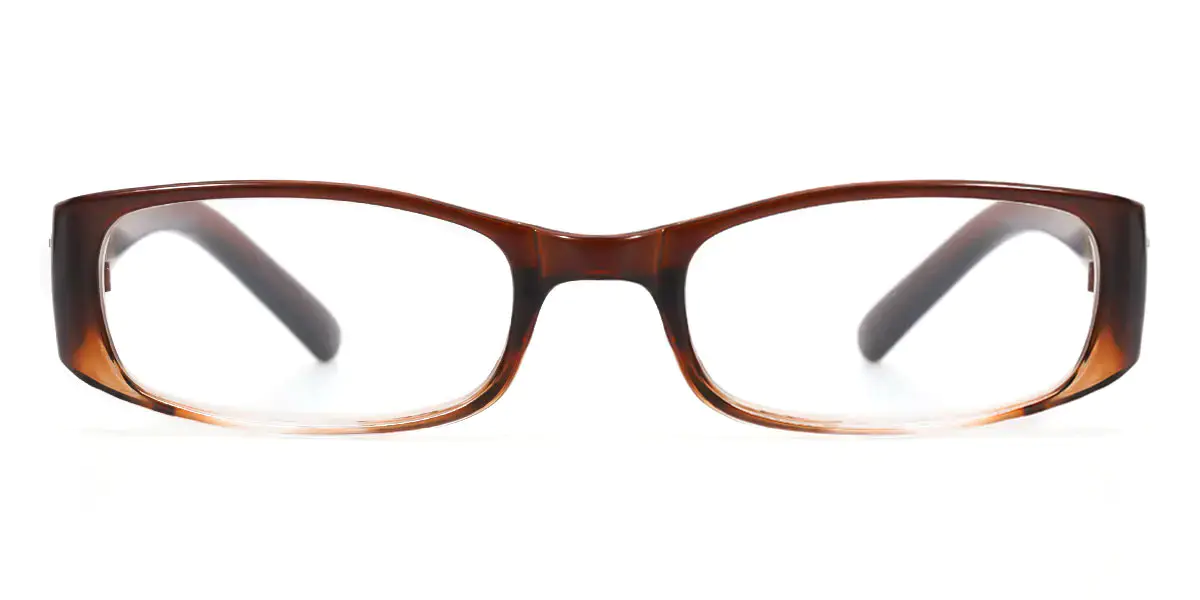 Rectangle Gradient-Brown Glasses for Women