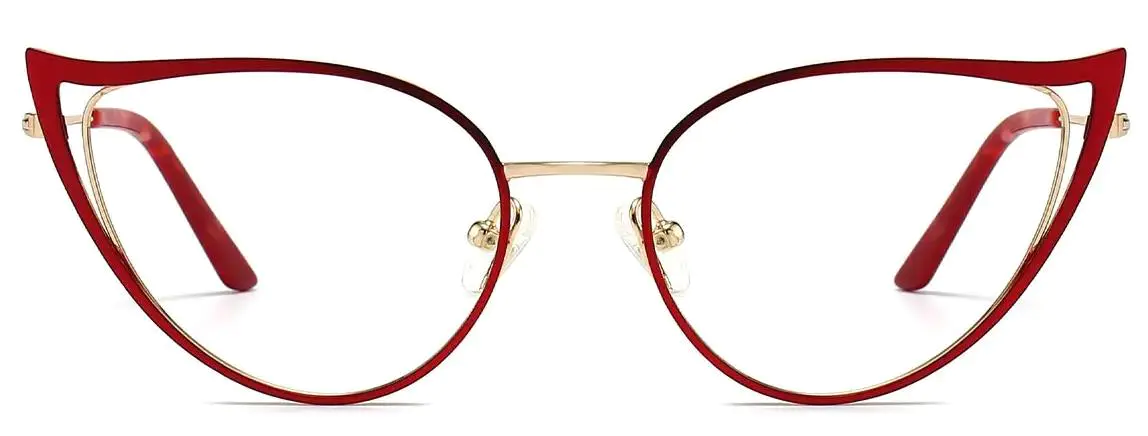 Caoimhe: Cat-eye Red Glasses