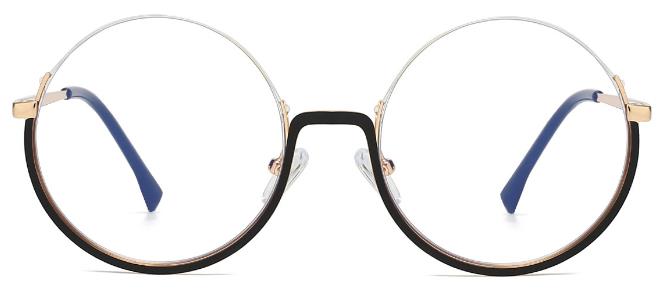 Lucien: Round Black Glasses