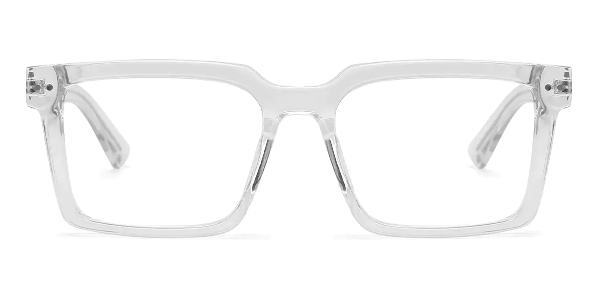 Rectangle Transparent Glasses for Men and Women
