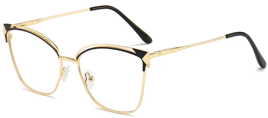 Noah: Cat-eye Black Eyeglasses for Women