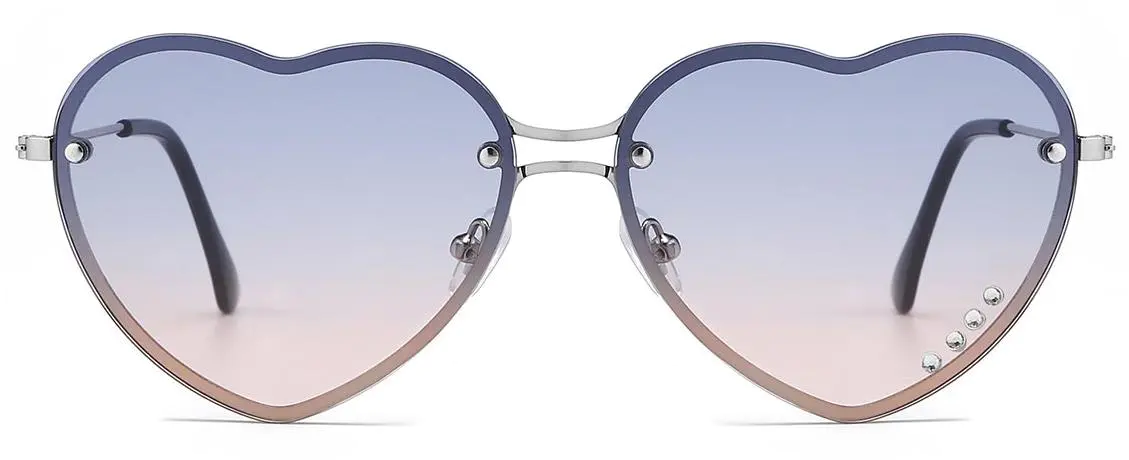 Manny: Oval Blue/Blue-Tawny Sunglasses