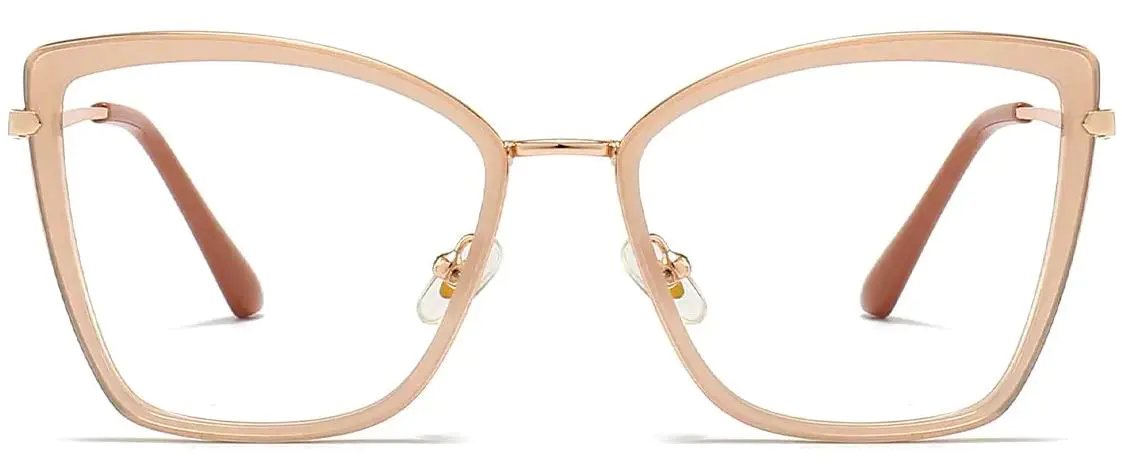 Rocco: Cat-eye Cantaloupe Glasses