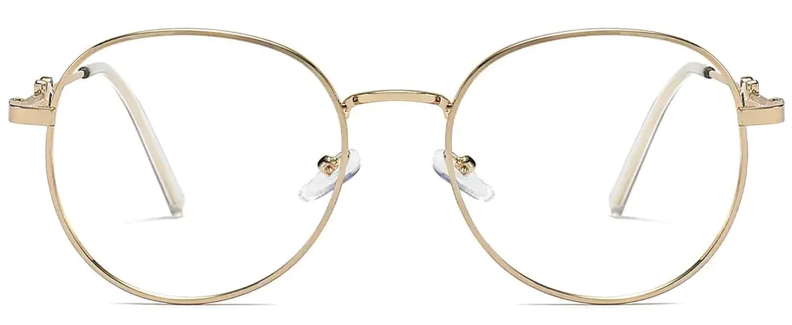Imani: Round Gold Glasses