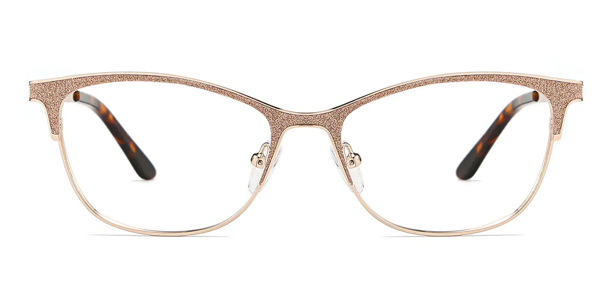 Rectangle Gold Glasses for Women