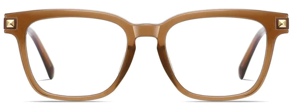 Pasa: Square Brown Glasses
