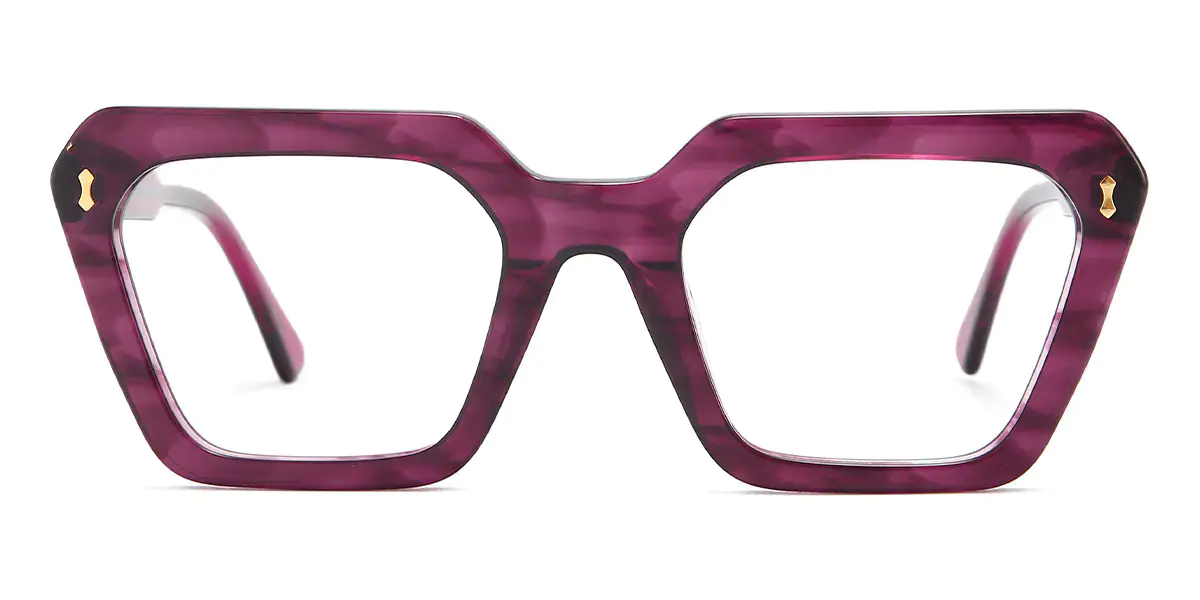 Rectangle Thick Glasses for Men and Women