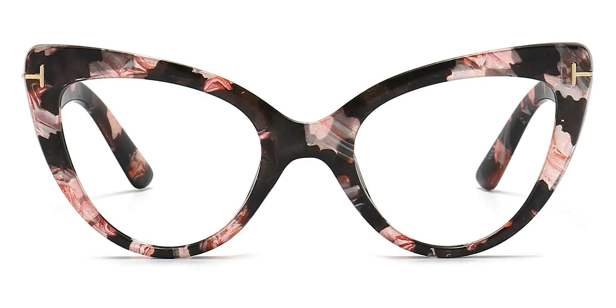 Cat-eye Floral Glasses for Women