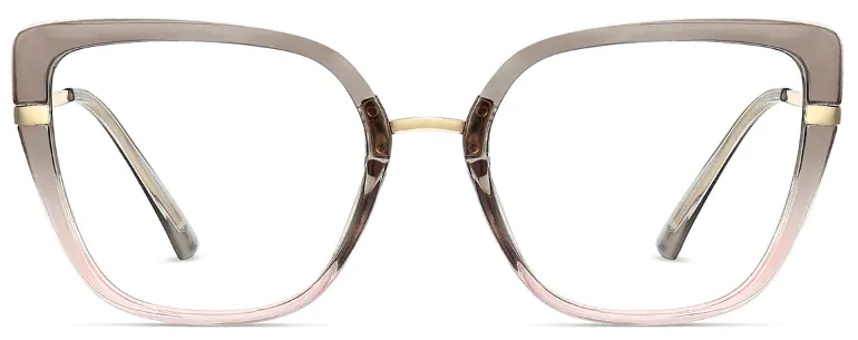 Cat-eye Grey/Pink Eyeglasses for Women