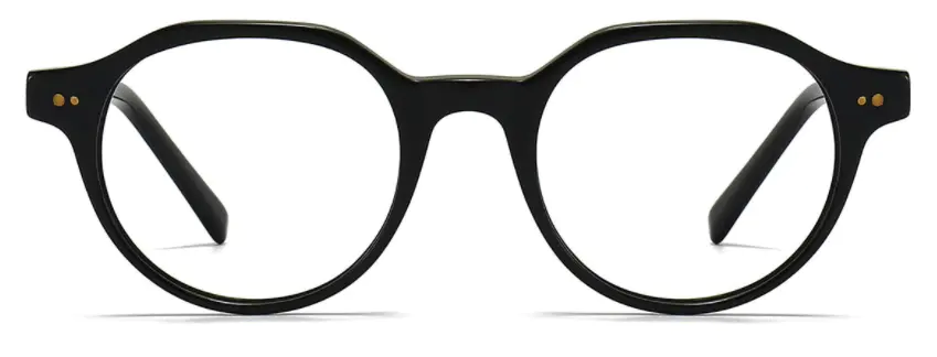Round Black Eyeglasses For Men and Women