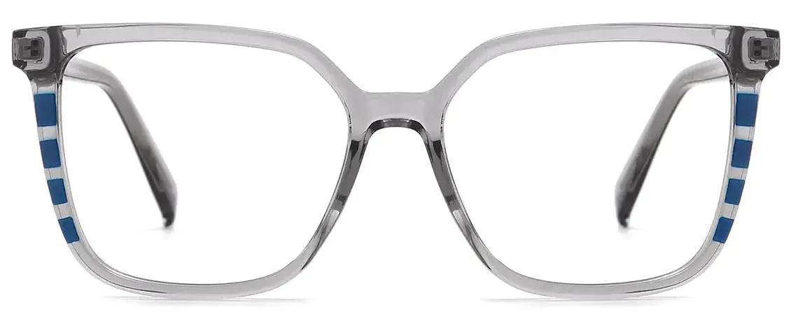 Anastasia: Square Light/Grey Glasses