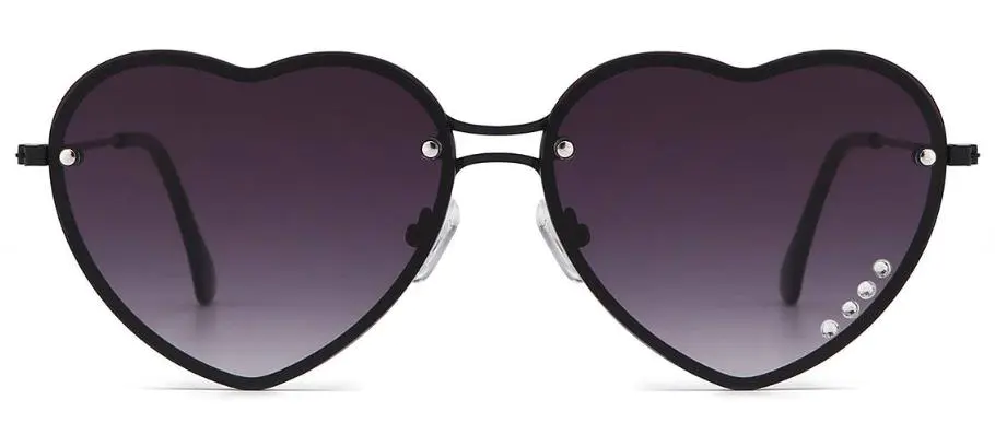Manny: Oval Black/Gradual-Grey Sunglasses