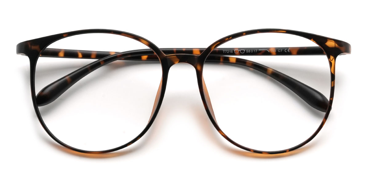 Tortoiseshell Melinda Glasses - Oval Glasses