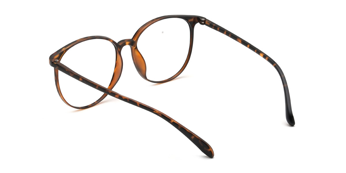 Tortoiseshell Melinda Glasses - Oval Glasses