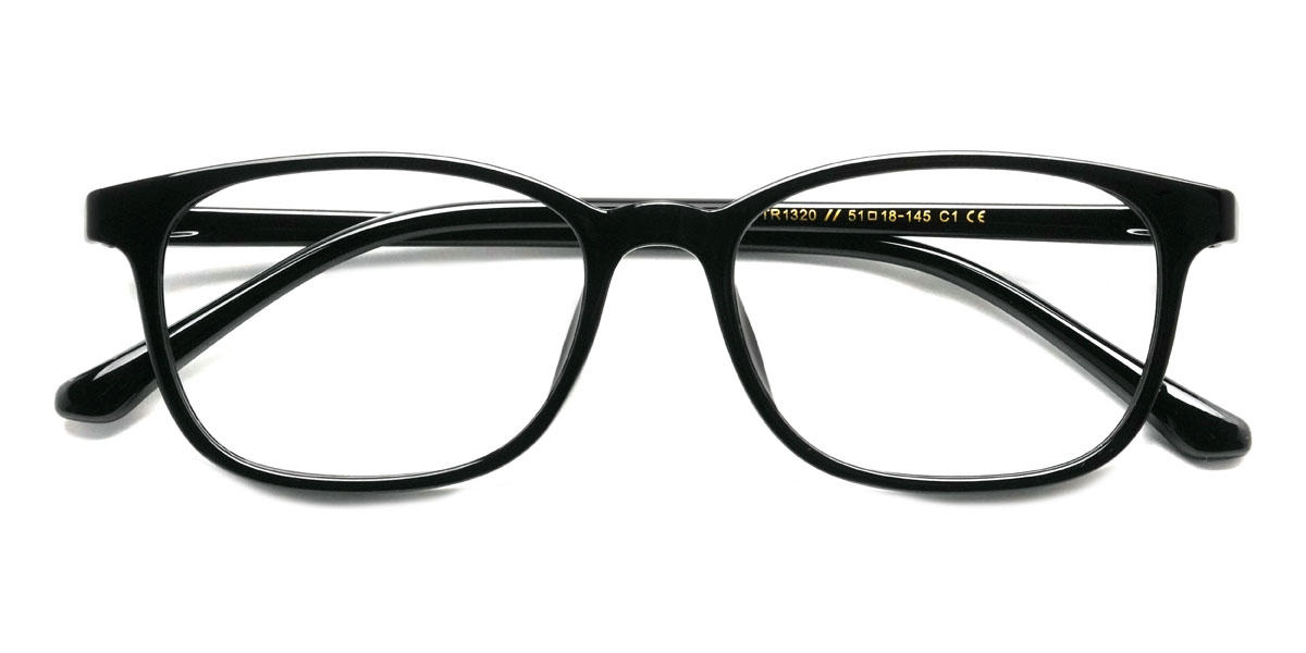 Black Faris Glasses - Rectangle Glasses