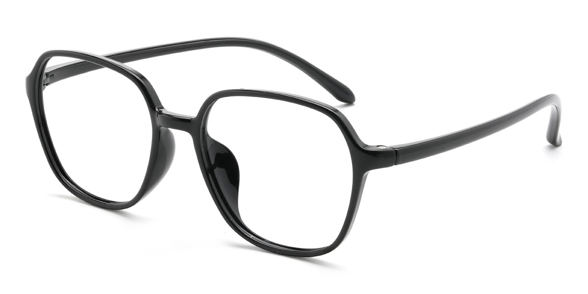 Black Benton Glasses - Oval Glasses