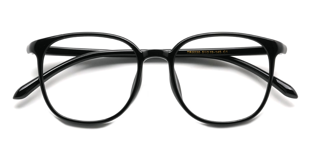 Black Alijah Glasses - Square Glasses