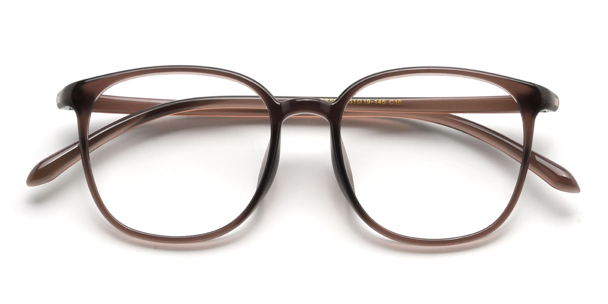 Brown Alijah Glasses - Square Glasses
