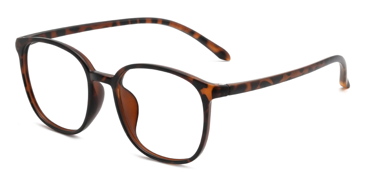 Tortoiseshell Alijah Glasses - Square Glasses