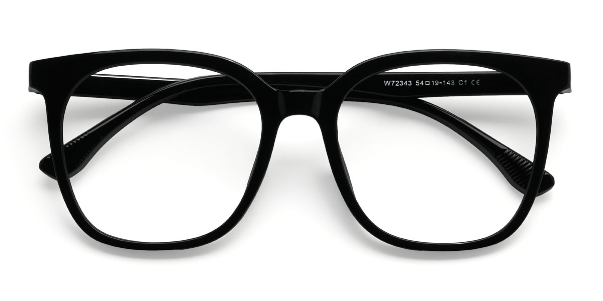 Black Duncan Glasses - Square Glasses