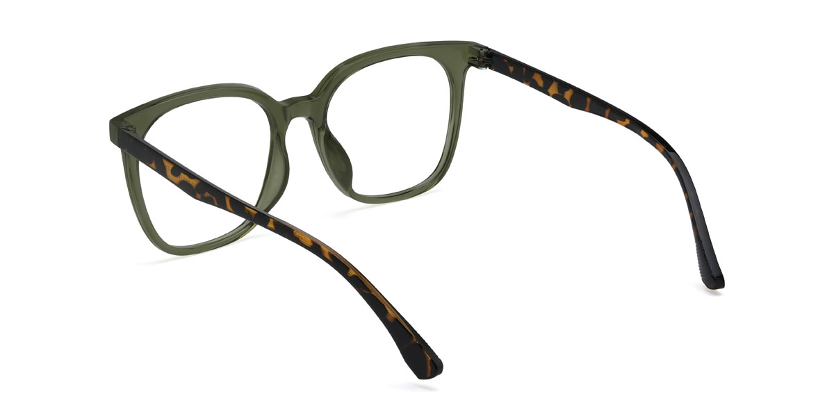 Green Duncan Glasses - Square Glasses