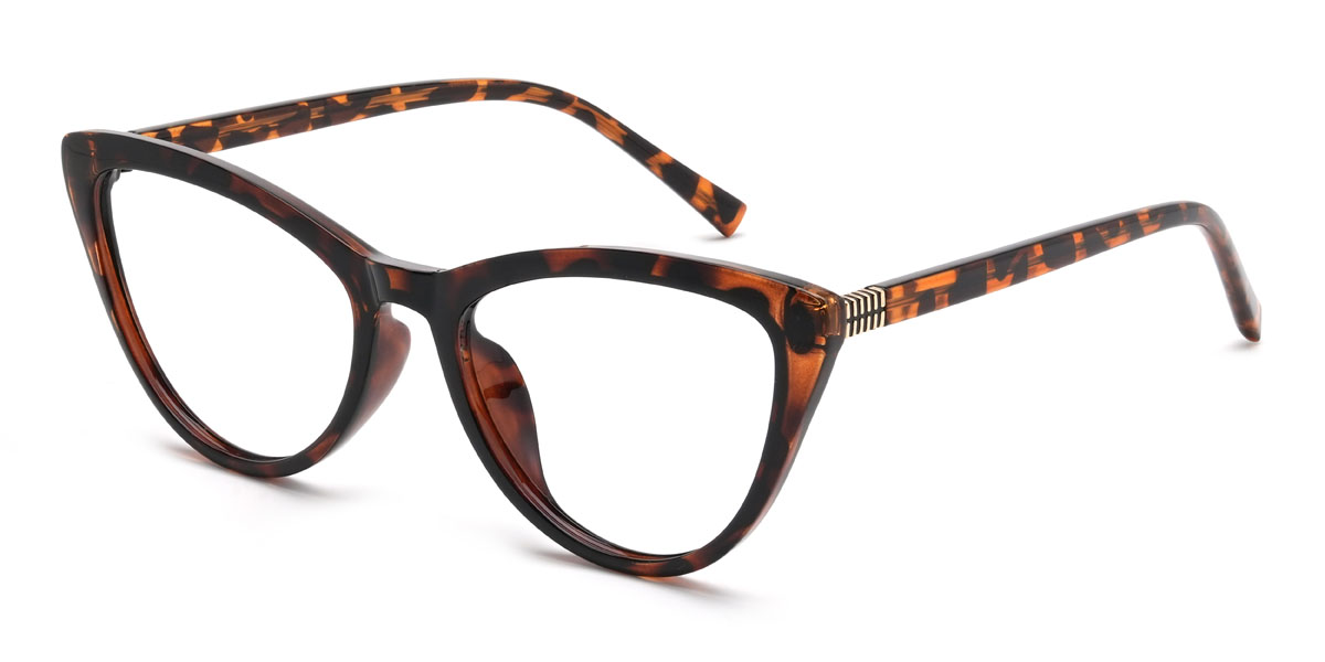 Tortoiseshell Windy Glasses - Cat Eye Glasses