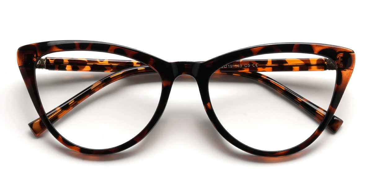 Tortoiseshell Windy Glasses - Cat Eye Glasses
